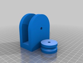 my customized parametric pulley assembly fi7 m5 hand tools 3d print model - Mito3D