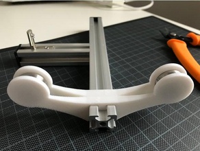 sush slide-on ultimate spool holder 3d printer accessories 2020 extrusion 608 bearing cetus3d 3d print model - Mito3D