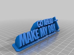 makemyday Typenschild office angepasst 3d print model - Mito3D