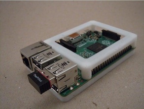 simple raspberry pi parachoques la electrónica 3d print model - Mito3D
