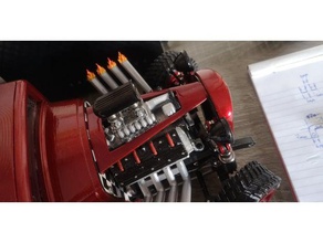 filling radiator holder form ossum rc vehicles 3d print model - Mito3D