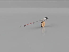 ice fishing rod wdka podlodowa 3d printing 3d print model - Mito3D