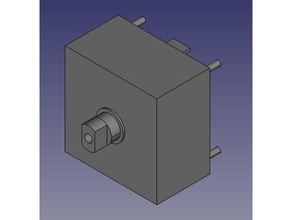 değişken kondansatör pcb 165 mm 955 monte edin parçalar amatör radyo amateurfunk drehkondensator elektronik model 3d print model - Mito3D