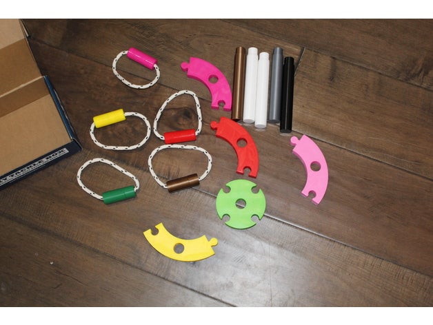 ring toss kit games diy indoor little kids modular outdoor play toys 3D print model - Mito3D