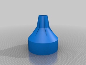 cat litter bottle funnel household customized 3d print model - Mito3D
