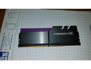 gskill tridentz plastic trim computer 3d print model - Mito3D