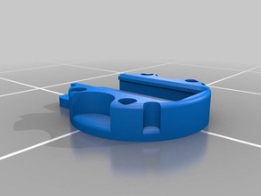 lenkrad neopixel led-remote-Halter automotive 3d print model - Mito3D