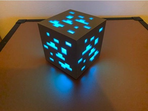 minecraft cevher lamba dekor 3d print model - Mito3D