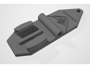 prisma quantum gopro montagem câmera linha dupla kite pipa tecnologia de vídeo 3d print model - Mito3D