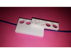 klip&blok direnç bağlayın dupont tutucu elektronik 3d print model - Mito3D