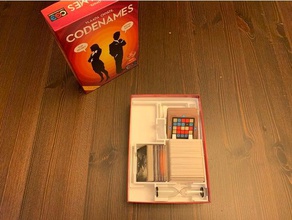 ayraçları eklemek codenames oyuncak oyun aksesuarlar boardgame boardgames tahta oyunu 3d print model - Mito3D