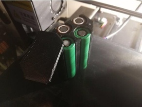 18650 storage box battery vaping organization 3d print model - Mito3D