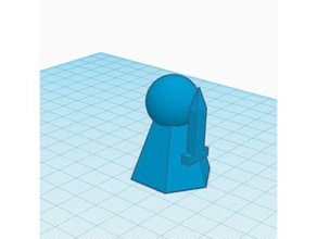basic game piece sword 3d printing boardgame pieces 3d print model - Mito3D