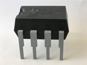 555 zamanlayıcı konteyner dev elektronik 3d print model - Mito3D