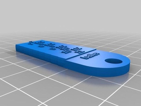 medidor de anillos nos mens la joyería personalizado 3d print model - Mito3D