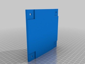 vesa adaptator optix mag271c foot parts 3d print model - Mito3D
