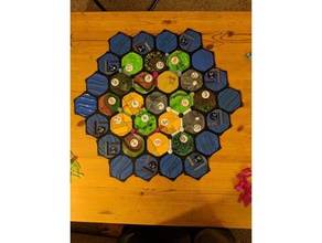 settlers catan player sets storage games 3d boardgame board game brick field forest settlersofcatan sheep stone wheat wood 3d print model - Mito3D