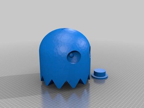 ghost pacman piggy bank Zubehör 3d print model - Mito3D