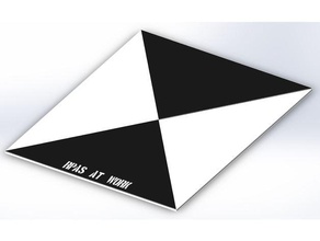 bpc photogrammétrique de la cible rc des véhicules drone photogrametric photogrammétrie rpas 3d print model - Mito3D