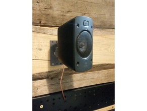 wall speaker mount 3 axis rotation generic 6mm logitech z906 electronics halter lautsprecher wandhalterung