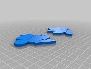 minnie mickey Schlüsselanhänger mickey-Maus Maus 3d print model - Mito3D