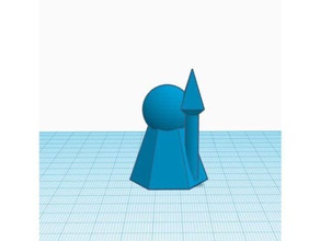 basic game piece spear 3d printing boardgame boardgames pieces 3d print model - Mito3D