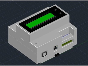 arduino-uno-din-caso 6te 3d la impresión adrduino arduino caso uno hutschienenhalterung 3d print model - Mito3D