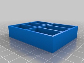 my customized pill box 1x3 rde containers 3d print model - Mito3D