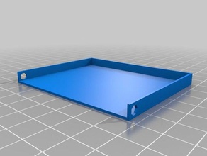 my customized pill box lid 2x3 containers 3d print model - Mito3D
