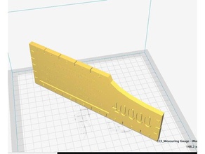 la medición de wargames gauge juguete accesorios aos tierra media warhammer 40k 3d print model - Mito3D