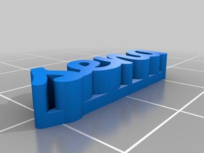 sena-nombre las esculturas personalizado 3d print model - Mito3D