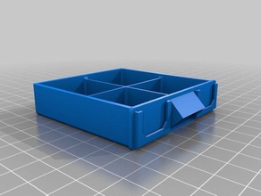 electro box 16 casella 10x2 cassetto 2x2 l'elettronica personalizzato 3d print model - Mito3D