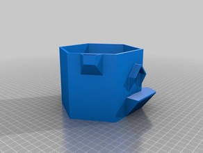 planter containers flower holder plant pot 3d print model - Mito3D