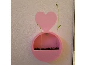 circolare della parete di vaso all'aperto giardino 3d print model - Mito3D
