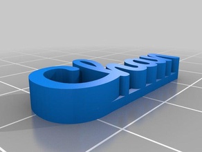 chan esculturas personalizado 3d print model - Mito3D