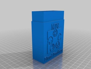mtg hermanos de sangre la tarjeta caja juegos personalizado 3d print model - Mito3D