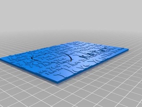 kathys 3d custom valentines-Karte Kunst angepasst 3d print model - Mito3D