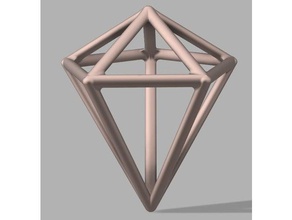 pendentif design intelligent bijoux la géométrie les lignes lowpoly pas de clickbait 3d print model - Mito3D