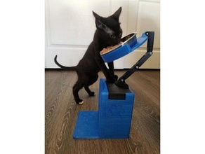 megaesofago alimentatore piccolo gatto gli animali domestici 3d print model - Mito3D
