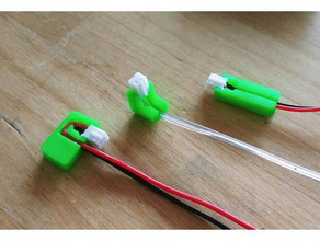 microbit power cable clip electronics 3d print model - Mito3D