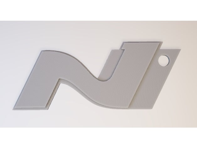 hyundai keychain other diy i30 i30n motorsport namyang veloster 3D print model - Mito3D