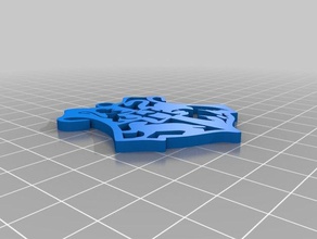 hogwarts Schüler-Stamm-Schlüsselanhänger harry potter 3d print model - Mito3D