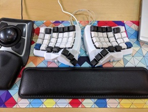 mini başparmak dactyl klavye bilgisayar ergonomik manuform mekanik 3d print model - Mito3D