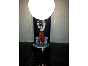 genkidama de goku esprit la bombe lampe sculptures dragonball 3d print model - Mito3D