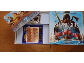 remixed organizer shipwrights north sea games boardgame boardgames board game 3d print model - Mito3D