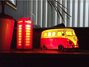 tradizionale k6 british casella di telefono modelli cabina telefonica inglese chiosco rosso rossa 3d print model - Mito3D