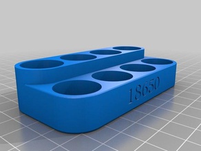 18650 holder tool holders boxes case battery 3d print model - Mito3D