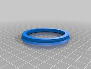 la mia su misura cerchione montaggio a centro ring parti 3d print model - Mito3D