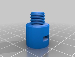 schrader Deckelhalter, Reifen-Füller 3d drucken Luft-Kompressor tool Werkzeug-Halter 3d print model - Mito3D
