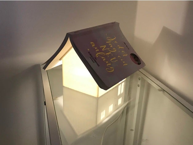 kitap rafı lamba dekor kitaplık dekorasyon e14 ıkea ışık aydınlatma monte edin dinlenme 3D print model - Mito3D